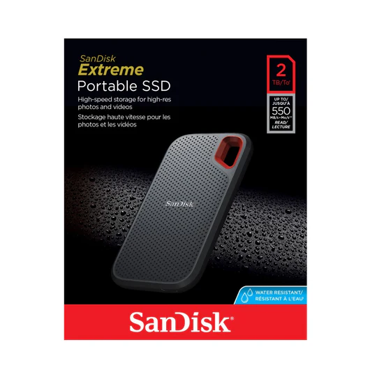 SANDISK 2TB EXTERNAL SSD 